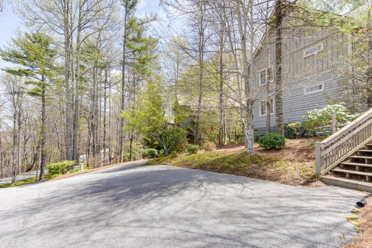 Inviting Cashiers Condo Deck And Golf Course Views! エクステリア 写真